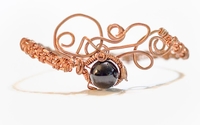 Basketweave copper bracelet by elfstones by Liz