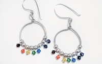 Chakra earrings by elfstones by Liz