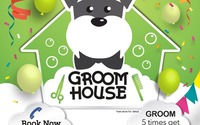 Grooming boarding daycare by Groom House Daycare & Pet Salon