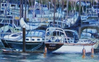 Sidney Harbour: Winter Sunrise #3 by kathleenschmalzartist.com