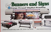 Large format digital printing  by Fast Banners and Signs