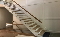 Interior Glass Staircase by Haya Glass Work Corp