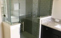 Custom Shower Glass by Trinity Glass and Mirror, Inc.