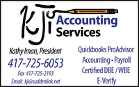 Accounting and Quickbooks Consulting by KJI Accounting Services