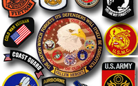 MIlitary Patches by Hoover Manufacturing Co