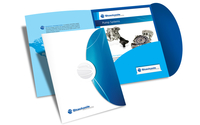 Product literature sheets by Hettenbach Graphic Design