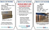 Blue Can Water Case by Blue Can H2O