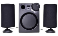 VIBE VS-521 3-Piece 2.1-Channel Multimedia Speaker System (Black) by DigitalBulls
