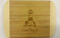 Laser Etched Bamboo Cheese Tray by Cymba Bottle Openers