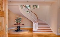 Wood flooring, stairs, refinishing, water damage repair by Custom Hardwood Floors