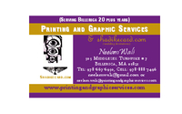 Printing and Graphic Services by Printing & Graphic Services