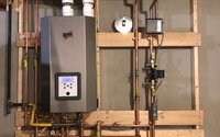Heating system installation by Harrington's Natural Gas Services,