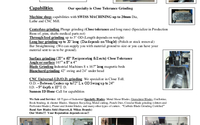 Capabilites by Superior Grinding & Sales Inc dba Superior Grinding & Swiss Machining