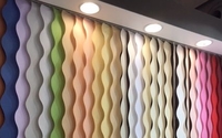 Vertical Wave blinds by Sun Decor Fabrics