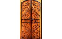 Iron wine cellar doors by Leo's Artistic Iron