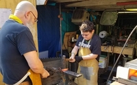 Beginner knife forging classes by Joey's Forge Handmade Knives