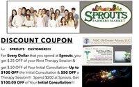 Discount Coupon for Sprouts Customers!!! by Atlanta Holistic Mental Health & Wellness