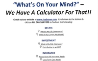 Troubled by Those Burdening Life Questions...We Can Help!!! by Rice Brown Financial Services