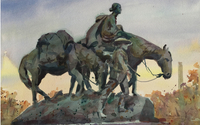 Watercolor Painting by Spencer Meagher Fine Art Studio / Gallery