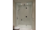 Frameless Inline Showers by Shower Door of Canada