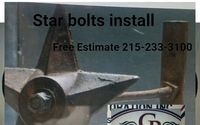 Starbolts Install by Craft Pro Masonry Restoration Inc.