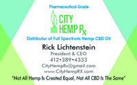 Hemp CBD Oil, an alternative medicine for humans and pets  by City Hemp Rx