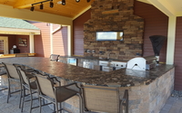 Outdoor Kitchen by Campbell's Landscape & Design