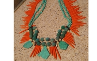 Native American Inspired Turquoise Necklace by JEYSAN Jewelry Designs