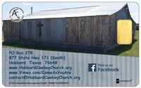 Hubbard Cowboy Church by Wheeling S Ranch LLC - Affordable Gold by the Gram Affiliate