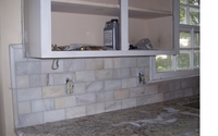 tile setting by Custom stone tile