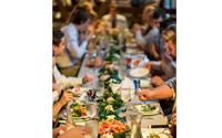 Elegant Family Style wedding Reception & Dinner by Avocado: A Creative Catering Company