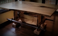 Live Edge Dining Table by Nature's Knots Custom Furniture