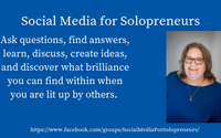 Social Media Facebook Group  by Mary Wu, Social Media Consultant