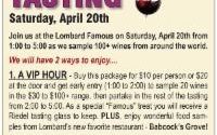 Join us for a Wine Tasting! by Famous Liquor