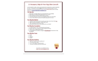 21 Necessary Steps to YOUR Big Idea Launch by Master Book Builders