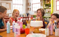 Birthday parties, art parties, drop in studio time by Brushstrokes Studio Inc.