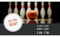 Bowling Before 5 PM by Western Bowl