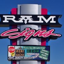 Pylon Signs by Ram Studios Inc. Aka Ram Signs