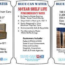 Blue Can Water case by Blue Can H2O