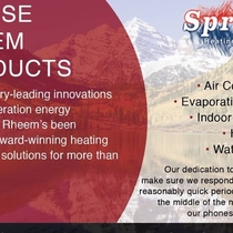 Rheem Equipment Dealership by Springs Heating & Cooling LLC