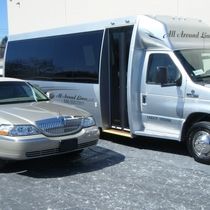 limousine and limo bus transportation by All Around Limos, LLC