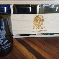 Laser Engraving by Bottles & Wood