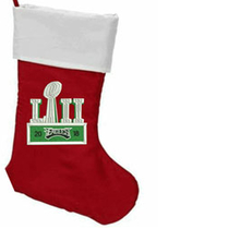 Embroidered Plush Christmas Stocking by Stitched in Faith