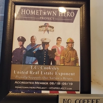 What is the HOMETOWN HERO PROGRAM by R.E. Associate Broker T.C. Cooksley