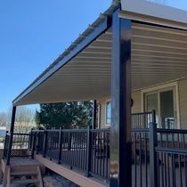 Super strong structural steel deck canopies by Perka Building Frames