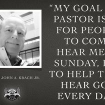 "Helping people to hear God in a fallen world" by Church On The Rock