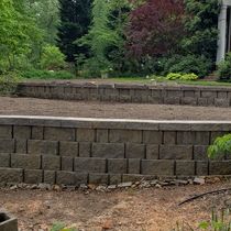 Retaining wall lighting  by Unionville Electrical