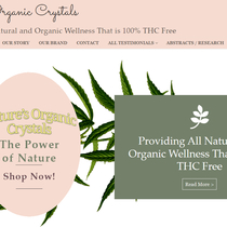 Web Site Design - Natures Organic Crystals by L&S Marketing, Inc.