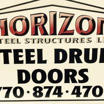 STEEL DRUM DOORS   by Horizon Steel Structures, LLC