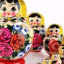 Round Traditional Matryoshka by The Russian Store